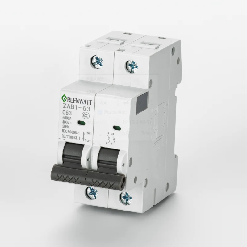 2P 500V 63A DC miniatureafbryder